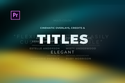 Titles Elegant Cinematic 2 Premiere, a Templates & Theme by Atamotion (Thumbnail 1 of 11)