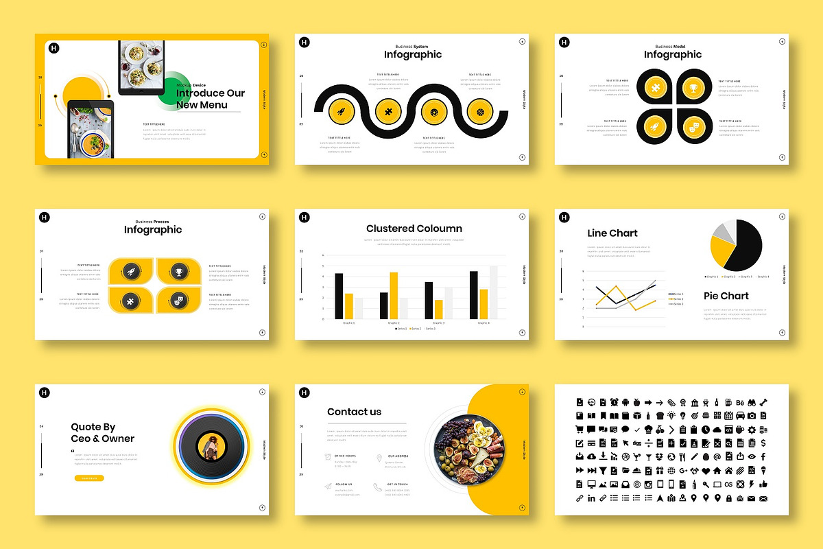Hanks – Food Keynote Template, a Presentation Template by Dens Creative Studio (Photo 5 of 6)