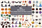 Halloween Trick or Treat Clipart, a Decorative Illustration by naem021 (Thumbnail 2 of 16)
