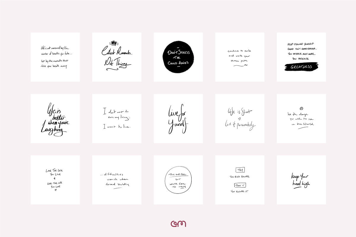 Social Quotes Bundle, a Social Media Template by AM Studio (Photo 9 of 12)