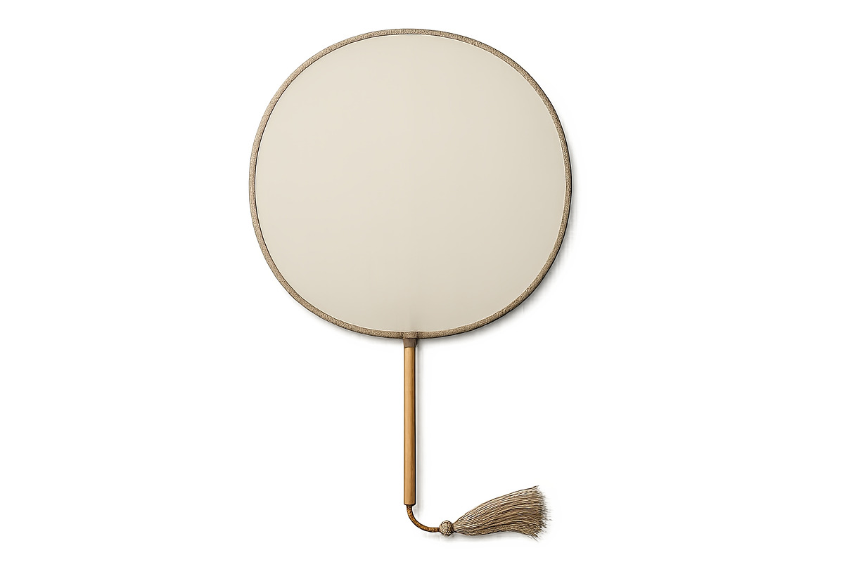 Handheld mirror isolated for mid aut, an Illustration by Dvoevnore photos