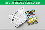 KDP Vehicle Coloring Book For Kids, an Illustration by PublishingHelper (Thumbnail 3 of 4)