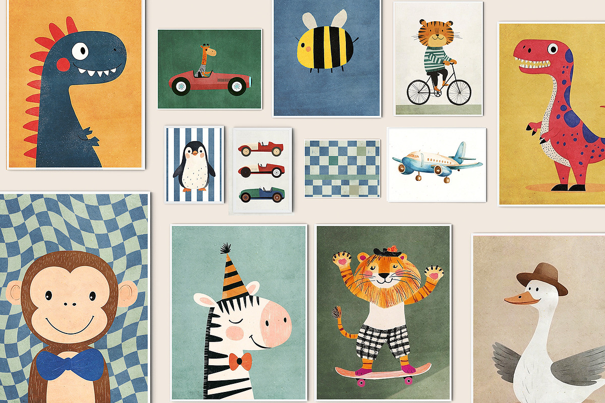 Nursery Print Bundle - 120+, a Background Graphic by Artemsky (Photo 2 of 9)