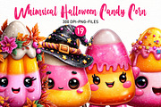 Whimsical Halloween Candy Clipart, a Seasonal Illustration by Designworld (Thumbnail 1 of 8)