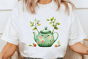 Cute Kawaii Chibi Matcha Clipart, a Seasonal Illustration by designcity5 (Thumbnail 3 of 5)