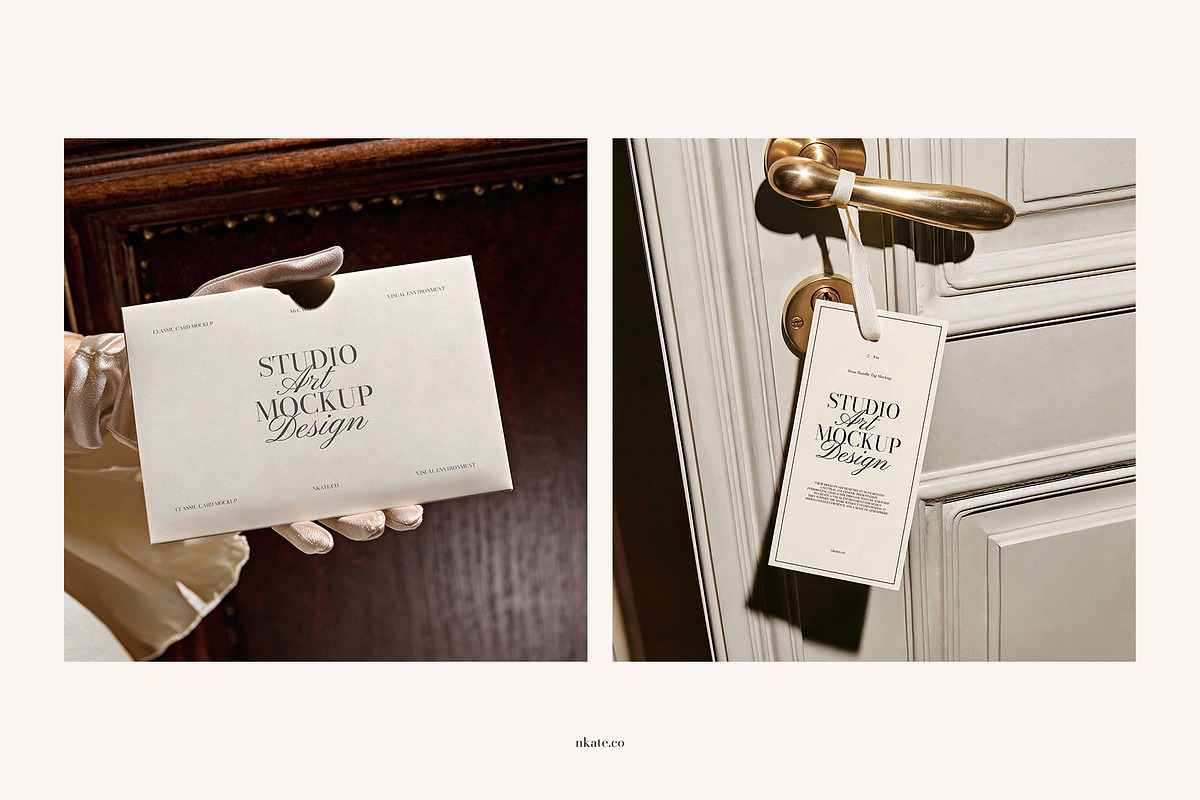 Festive Card Mockups, a Product Mockup by nkate (Photo 8 of 13)
