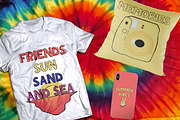 Teen Summer - Layered font + Clipart, a Font by arausidp (Thumbnail 6 of 7)