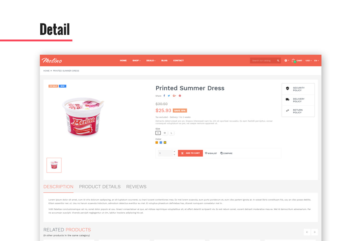 Leo Melino Responsive Prestashop, a Bootstrap Template by LeoTheme (Photo 2 of 7)