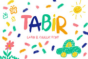 TABIR - kids style font, a Font by Ptashka Design (Thumbnail 1 of 7)