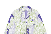Floral Disruption – Green & Violet, an Illustration by kraalikaacreations (Thumbnail 2 of 7)