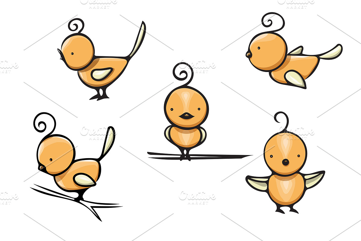 Big Birdy Bundle, a Background Graphic by NKTN graphics (Photo 4 of 7)
