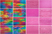 Brick Wall Digital Papers Bundle, a Texture Graphic by Forhadx5 (Thumbnail 10 of 12)