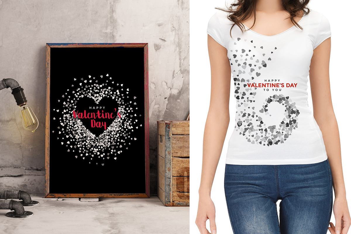 Silver hearts collection, a Pattern Graphic by ekmelica (Photo 4 of 12)