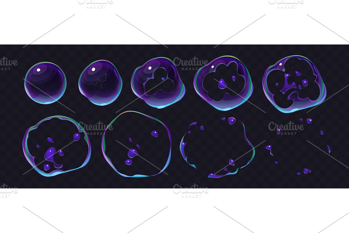 Transparent soap bubble, an Illustration by Vector Tradition