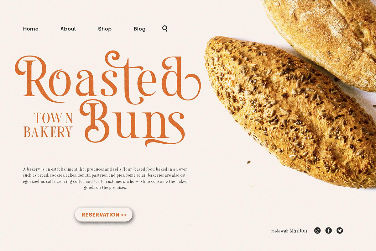 Mailton Typeface, a Serif Font by alit design (Photo 14 of 23)