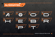 Morgath - Industrial Sans Serif Font, a Sans Serif Font by Drizy (Thumbnail 6 of 10)