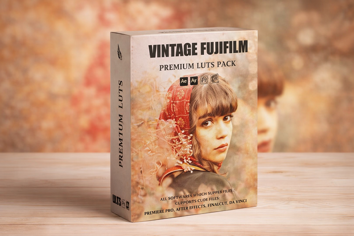 Vintage Old Fujifilm Cinematic LUTs, a Preset Add-On by AAA Presets (Photo 3 of 4)