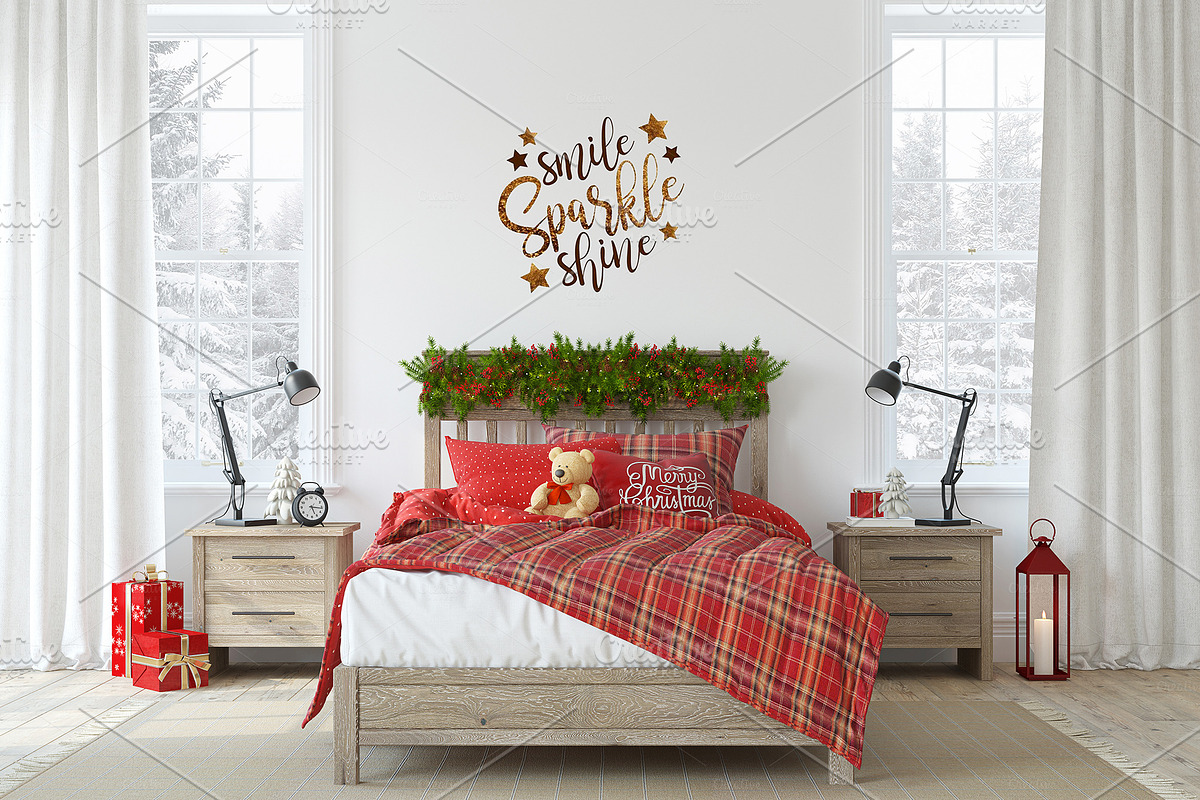 MAGIC CHRISTMAS Frame Mockups, a Print Template by MyHomeMockups (Photo 10 of 12)