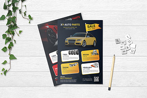 Auto Parts Flyer