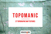 TopoManic - Topographic Map Textures, a Texture Graphic by Bouchard Designs (Thumbnail 1 of 5)