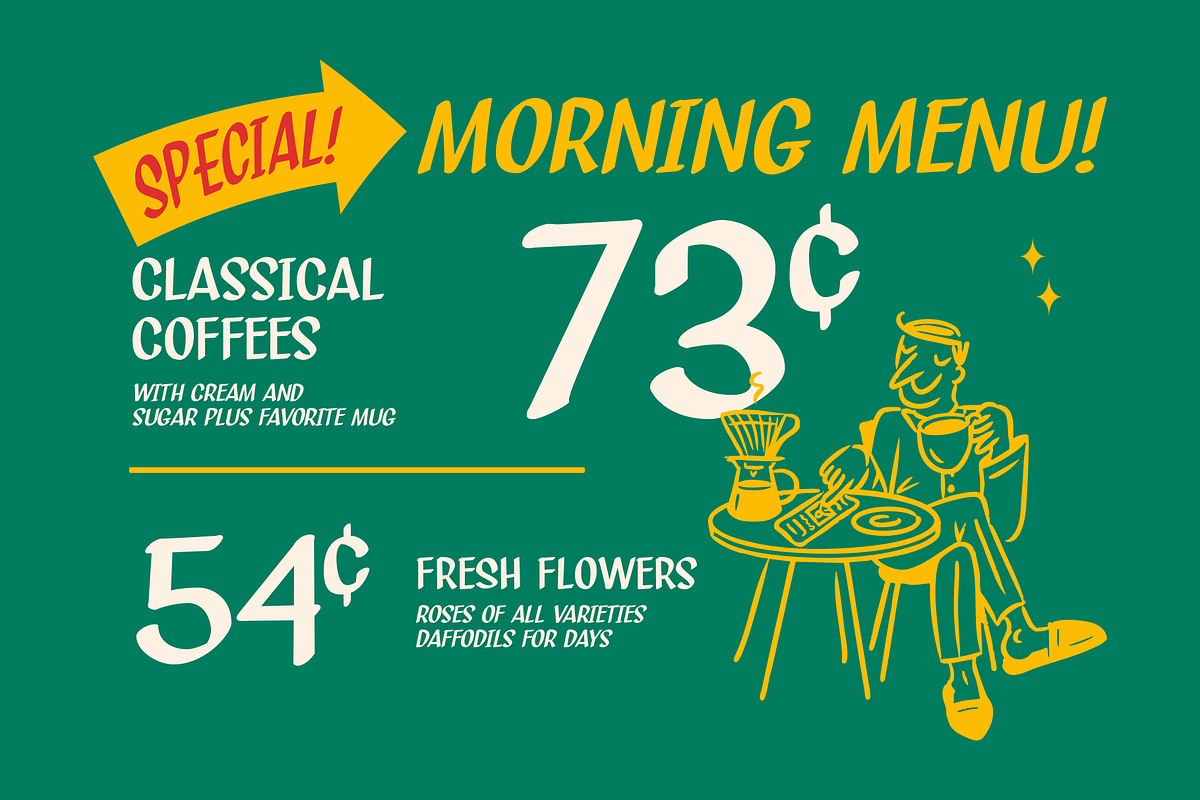 Grosual - Casual Display Font, a Handwritten Font by ™Creasi (Photo 4 of 5)
