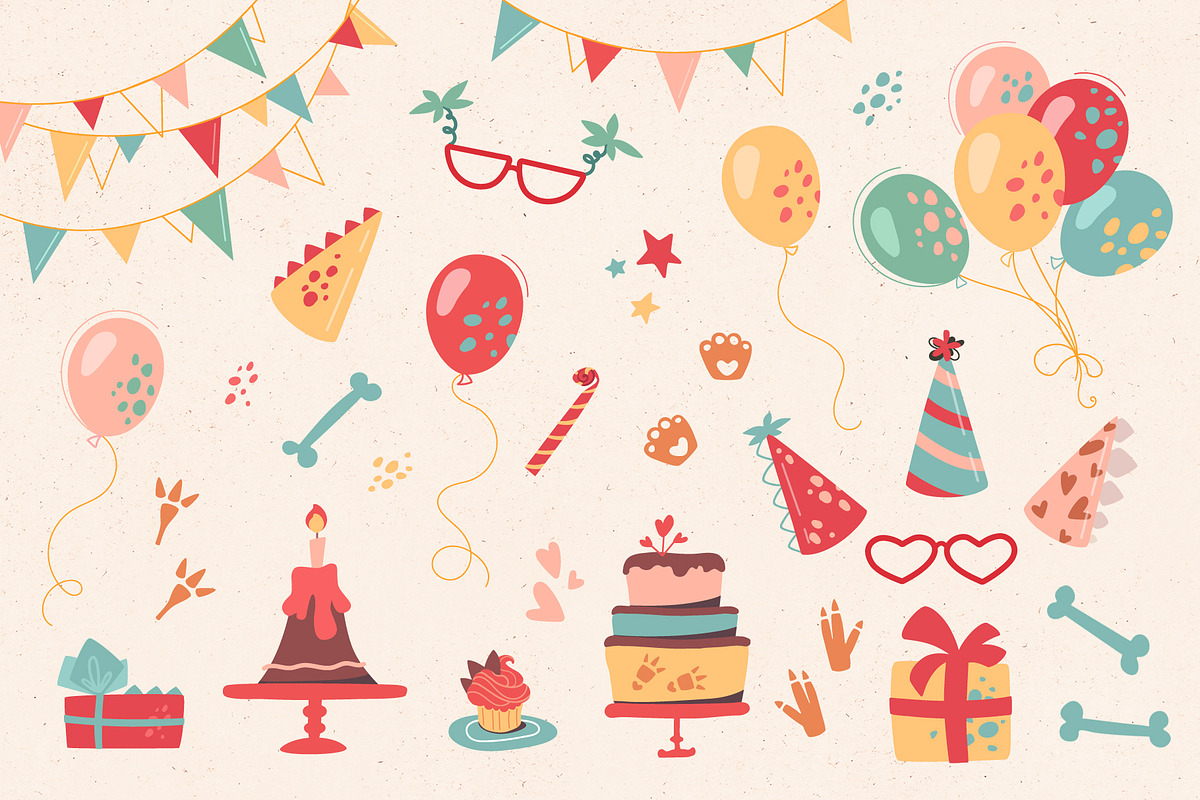 Dinosaur's birthday party, an Animal Illustration by Anna Summer (Photo 3 of 11)