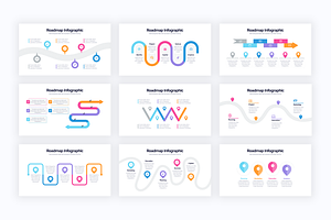 Roadmap Google Slides Infographics