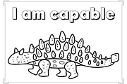 250+ Dinosaur Coloring Pages, an Education Illustration by ThePhoton (Thumbnail 8 of 9)