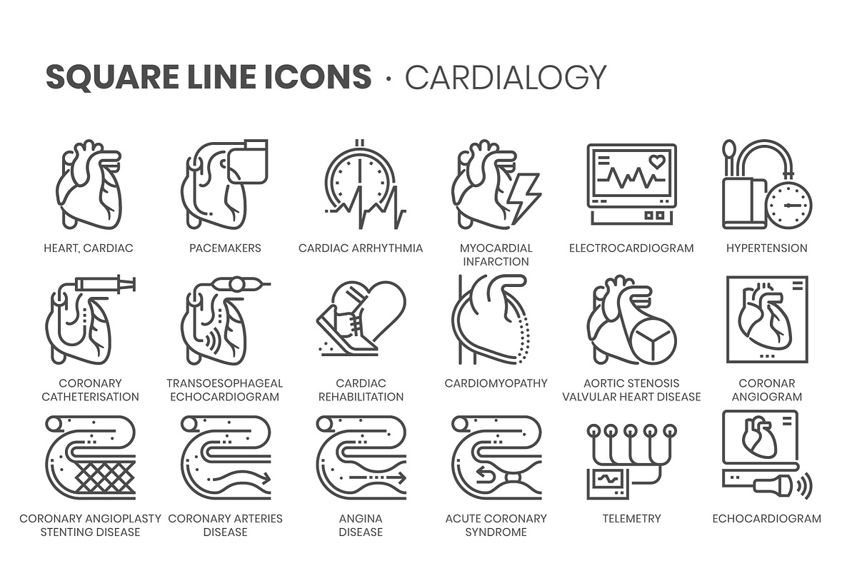 Square line icons, an Outline Icon by Howcolour (Photo 78 of 85)