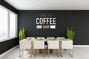 Cafe or Restaurant Wall Mockup, a Product Mockup by Ayy (Thumbnail 7 of 15)