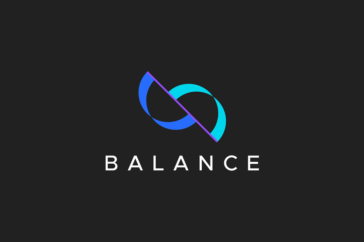 Balance Abstract Half Circle Logo, a Branding & Logo Template by Signatoro (Photo 2 of 2)