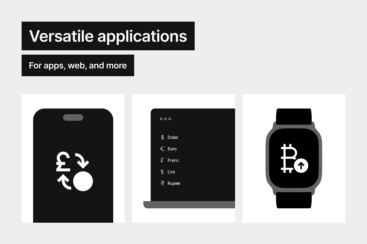 Currencies Solid - 350 icons, a Solid Icon by Pictomate (Photo 4 of 7)