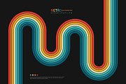 Abstract Retro Backgrounds, a Background Graphic by Artlogs x Modaldesain (Thumbnail 7 of 7)