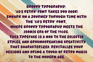 60's Retro - Handwritting