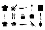 Kitchen Cooking Icon Vector Bundle, an Illustration by jahid234 (Thumbnail 30 of 51)