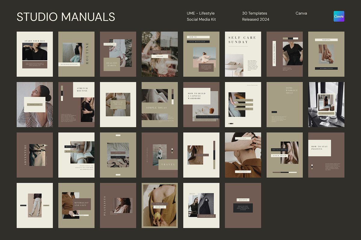 UME – Lifestyle Social Media Kit, a Social Media Template by Studio Manuals (Photo 8 of 8)