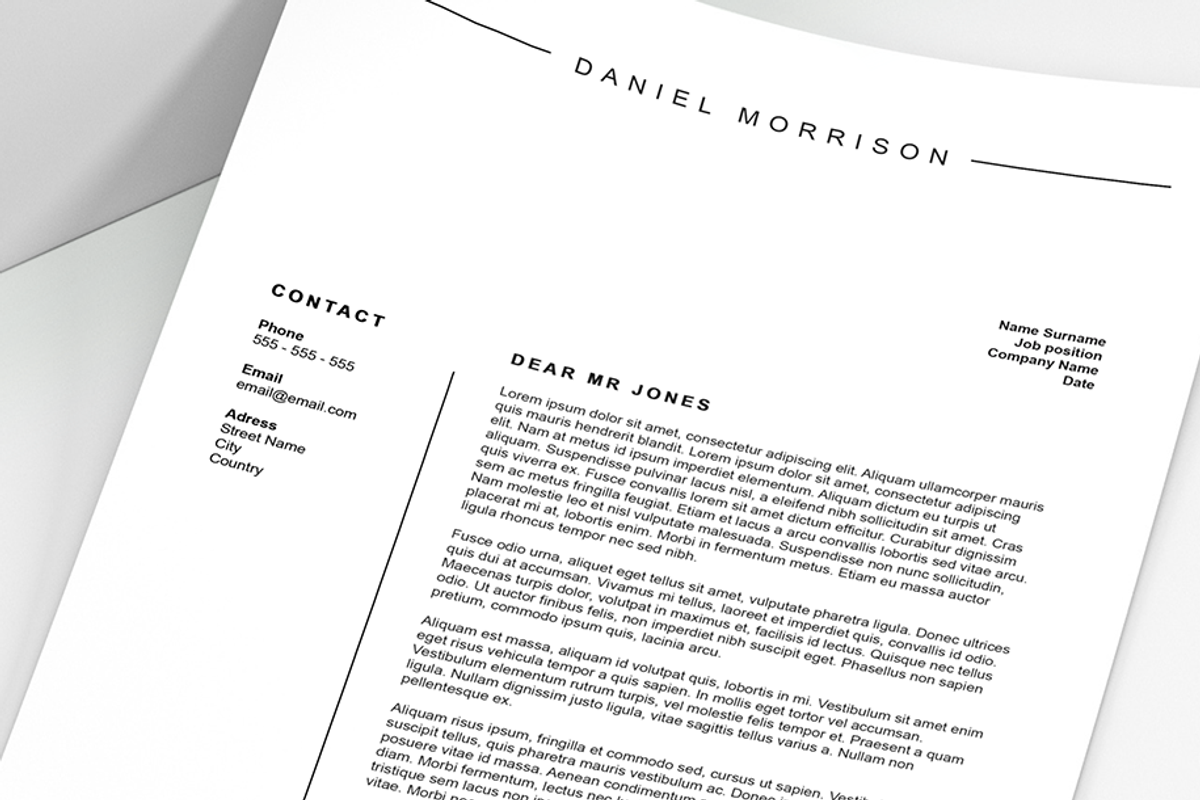 Resume Template / CV & Cover Letter, a Resume Template by AnagramDesign (Photo 3 of 3)