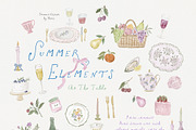 Hidden Garden Club Summer Clipart, a Decorative Illustration by Muse Artist (Thumbnail 3 of 16)