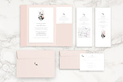 Modern Floral Wedding Invitation Kit, an Invitation Template by Aloha Philly (Thumbnail 7 of 7)