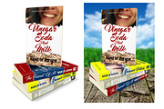 4 Paperback Book Stack Mockup, a Print Template by Cover Actions Premium (Thumbnail 3 of 3)