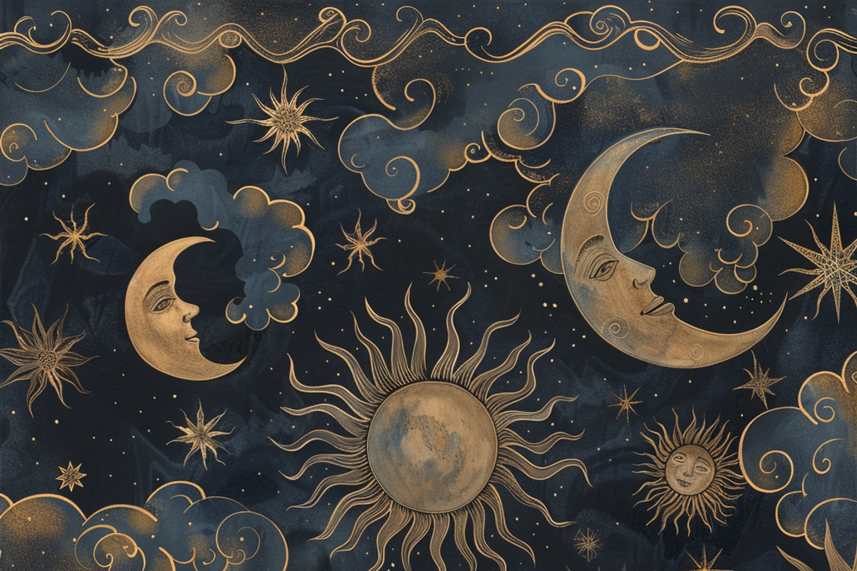 Steampunk Metal Gears Pattern, a Background Graphic by Printable Treasure (Photo 2 of 4)