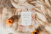 Peach watercolor flowers collection, a Decorative Illustration by Grace Noboa Illustrations (Thumbnail 3 of 10)