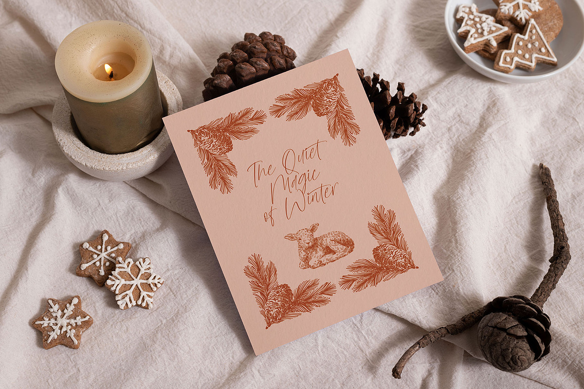 Dark Academia Xmas | Illustration, an Object Illustration by KetteCreate (Photo 16 of 18)