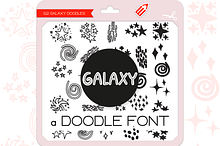 Galaxy Doodles - Dingbats Font