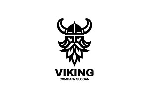Viking Head Logo, a Branding & Logo Template by Vectorium Studio