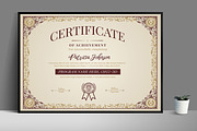 Vintage Employee Award Certificate, a Stationery Template by MightyDesign (Thumbnail 1 of 6)