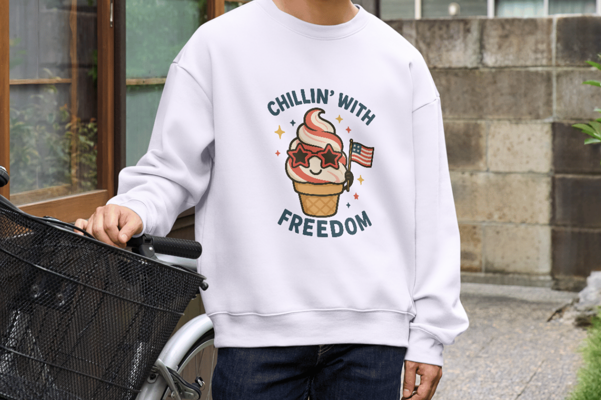 Chillin' with Freedom – Sublimation, a Seasonal Illustration by Smillyy Threads (Photo 3 of 6)