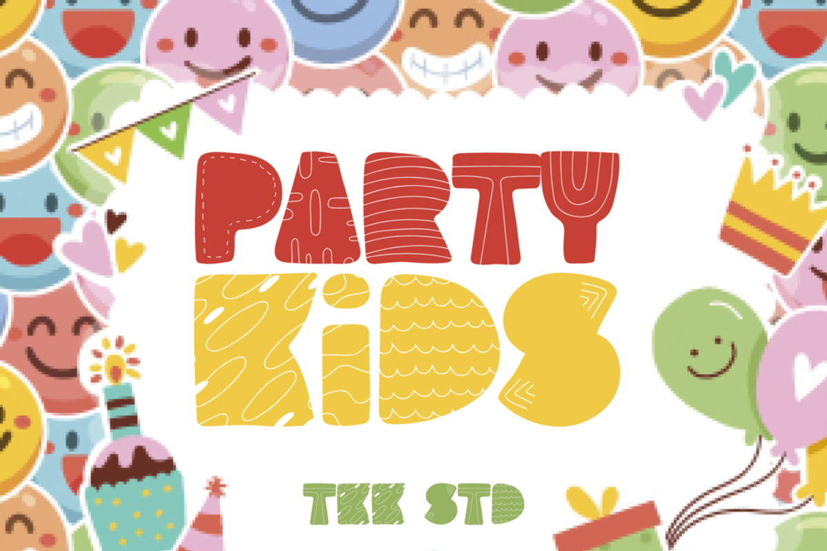 Kids Font Bundle V2 - SALE, a Sans Serif Font by tokokoo (Photo 19 of 24)
