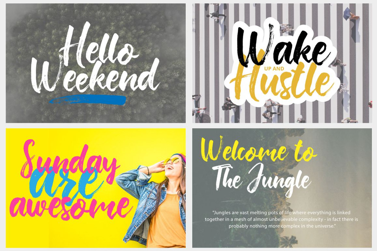 All in one Font Bundles, a Script Font by MSG Studio (Photo 7 of 15)