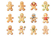 Christmas Gingerbread Man, an Illustration by Design Market (Thumbnail 3 of 3)